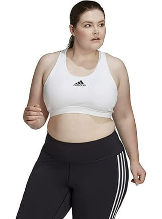 NEW Adidas Sports Bra Size XS Black White No Wire Medium Support Don't Rest  Bra