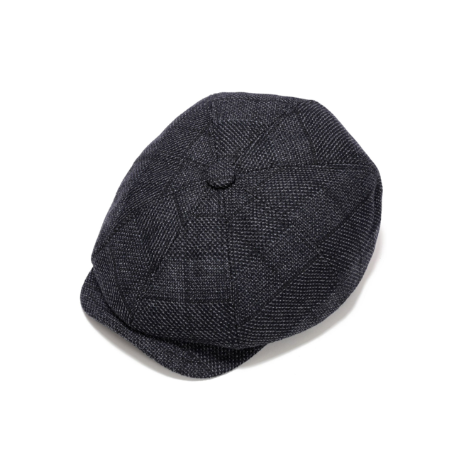 Gángster sangriento con la misma boina Versión coreana del sombrero delantero Sombrero octogonal para hombres Sombrero de vendedor de periódicos al aire libre Otoño e invierno, B