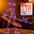 thumbnail image 7 of Multi Jointed Movable Action Figures, Full Body Mechanical Robot Dolls with Accessories, Creative Stop Motion Models for Play and Display, Unfinished DIY Decor and Unique Birthday Gifts, 3.1*4.7in, B, 7 of 7