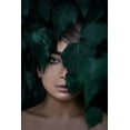 thumbnail image 2 of Hamedani, Ardalan 11x14 Black Ornate Wood Framed with Double Matting Museum Art Print Titled - Her Eye, 2 of 4