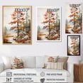 thumbnail image 4 of Designart "Majestic Ponderosa Pine Trees I" Floral Floater Framed Canvas Wall Art, 4 of 7