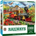 thumbnail image 2 of MasterPieces 1000 Piece Train Jigsaw Puzzle - Frontier Rails Wild West Adventure, 2 of 6