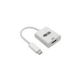 thumbnail image 2 of Tripp Lite USB C to HDMI 4K Adapter Converter USB Type C 3.1 M/F, White, 2 of 17
