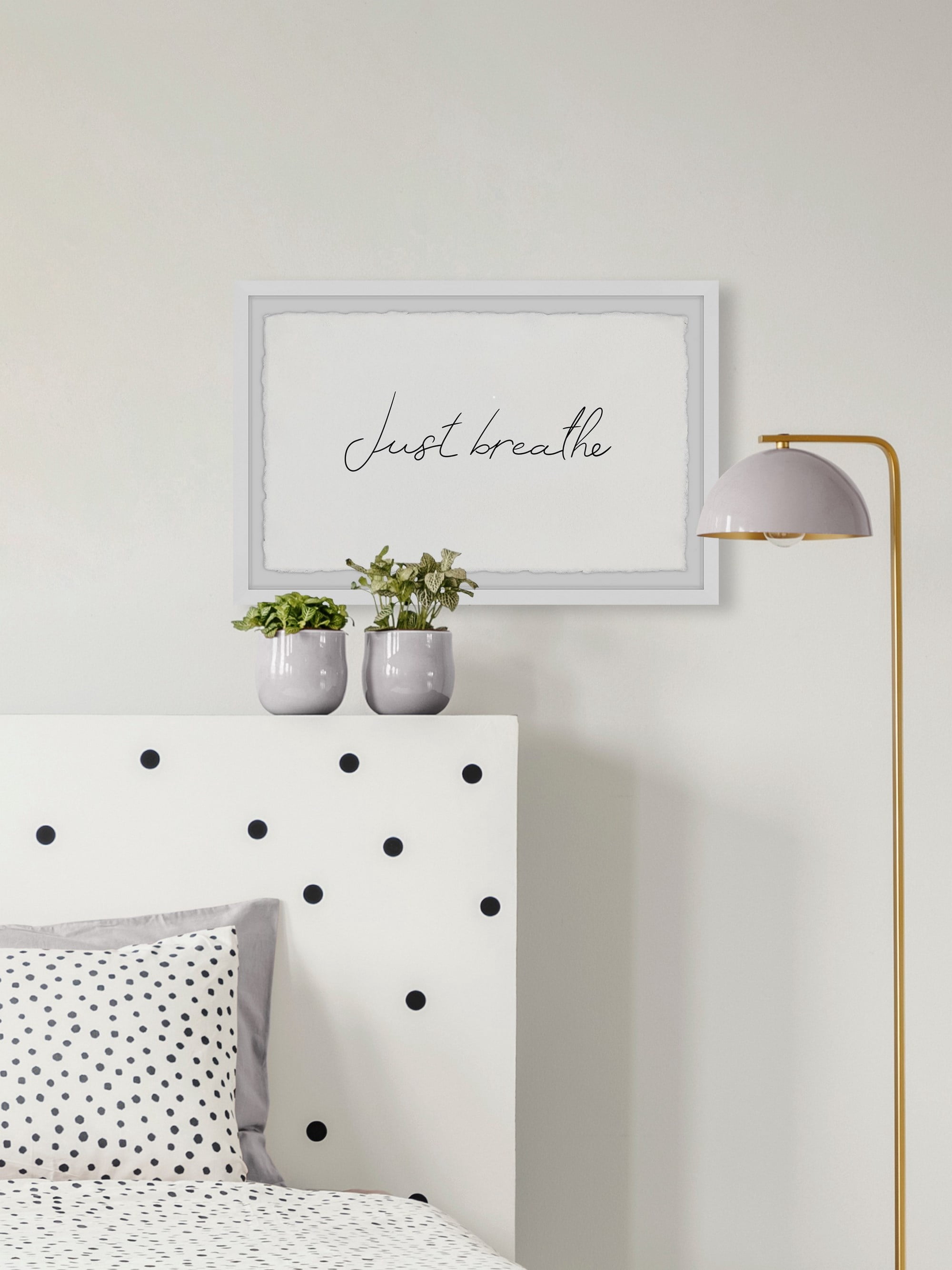 Marmont Hill Keep Breathing Framed Wall Art