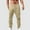 H-Khaki, variant on 2025 Men's Hip Hop Pants Fr Pants for Men Casual Solid Color Track Band 1 Cuff Lace Up Workout Star Apparel Pants with Pocket 2 Jean Cut Pcs