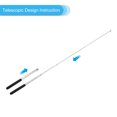 thumbnail image 3 of Unique Bargains 1.2M/4ft Telescopic Handheld Flagpoles, 4Pcs Teachers Pointer Stick Black, 3 of 7