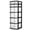 Black, variant on Homz Plastic 6 Clear Drawer Medium Home Storage Container Tower