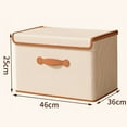 thumbnail image 7 of Balieda Storage Boxes with Lid, Large Blanket Quilt Pillow Organization and Storage Containers for Bedding, Comforters, Foldable Closet Organizers with Handle, 7 of 7
