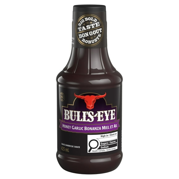 Bull's-Eye Honey Garlic Bonanza BBQ Sauce, 425mL