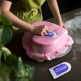 thumbnail image 6 of Gnmfd Cake Smoother Fondant Scraper Tool for Shaping and Polishing Edges, Rounded Professional Icing Spatula for Decorating Cakes Chocolates Puddings Pastry, DIY Baking Tool for Kitchen Home Use, 6 of 9