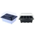 thumbnail image 3 of Coofit 10 Sets Plant Growing Tray 12-Cell Creative Plastic Seed Tray Plant Grow Tray, 3 of 10