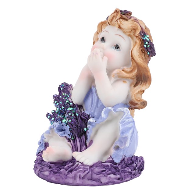 Flower Fairy Statue Captivating Artistic Decor Fairy Figure for Outdoor Garden