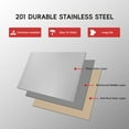thumbnail image 6 of 30" X 24" Commercial Stainless Steel Work Table with Shelf, 6 of 7