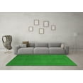 thumbnail image 3 of Ahgly Company Indoor Round Abstract Green Modern Area Rugs, 8' Round, 3 of 4