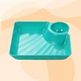 thumbnail image 5 of Dumpling Plate with Dipping Saucer Dish Non-slip Stackable for Snacks Desserts Sushi Tray, 5 of 10