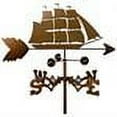 thumbnail image 3 of SWEN Products Inc Handmade Clipper Ship Nautical Weathervane, 3 of 4
