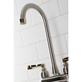thumbnail image 4 of Kingston Brass  Royale Bar Faucet Brushed Nickel/Polished Brass Brushed, 4 of 5