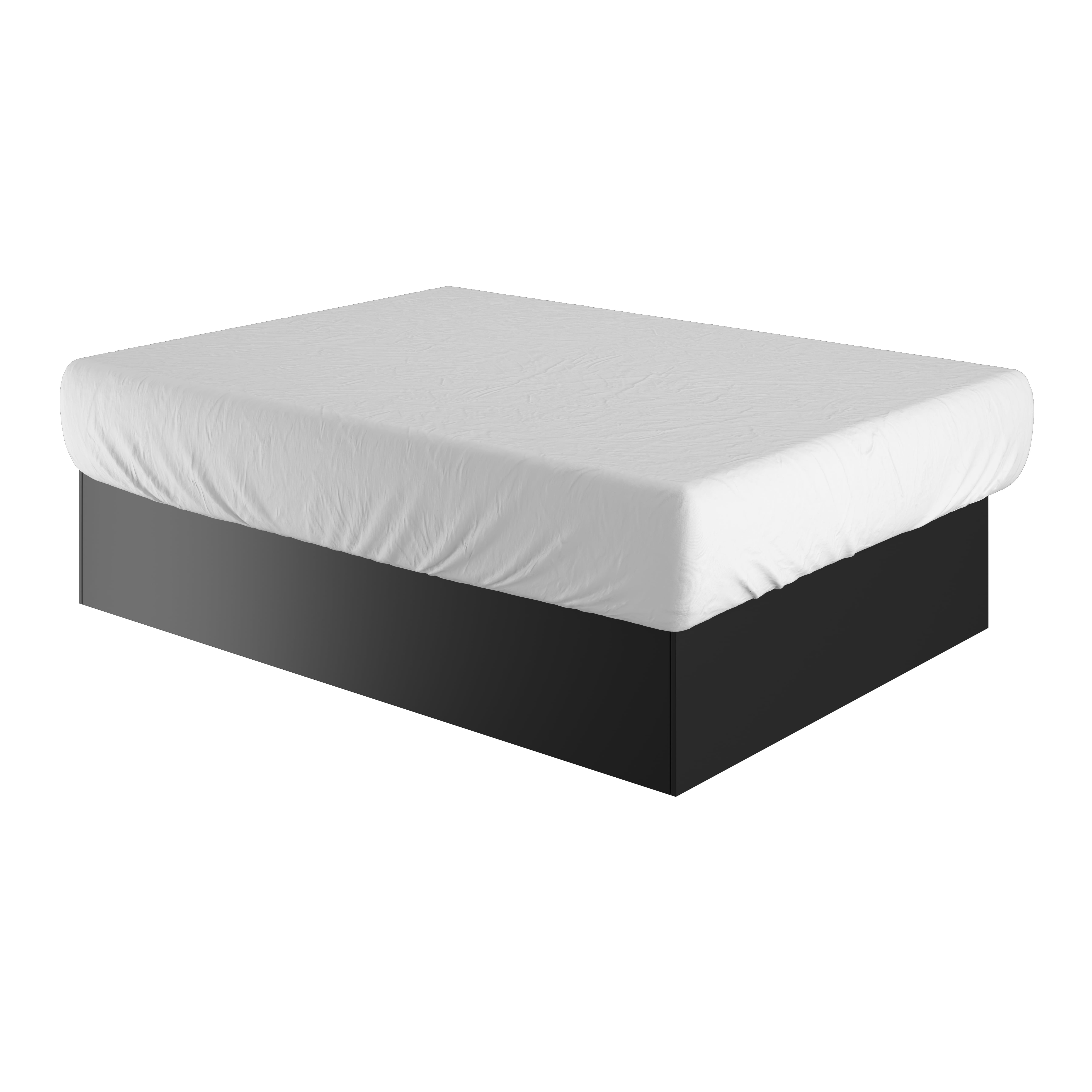 Premier Beckett King Black Modern Platform Bed Frame Base