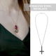 thumbnail image 3 of Cross Necklace Faith Cross Necklace Men Cross Necklace Delicate Cross Necklace, 3 of 5