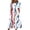 Blue, variant on Women's 250th Anniversary Independence Day Round Neck Casual Dress with Pockets Short Sleeve Patriotic Printed Summer Tunic Blue L