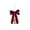 Red-4, variant on Bcylexb Christmas Bow Jingle Bells Ornament, Burgundy Velvet Ribbon Bow with Gold Bells Hanging Decor for Door Window Xmas Tree Party Home Indoor