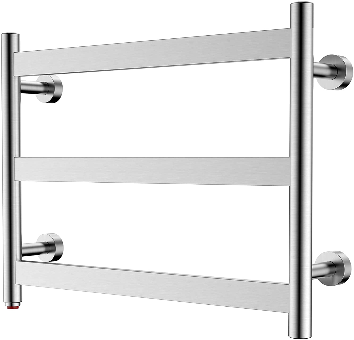 HEATGENE Towel Warmer 3 Flat Bar Towel Dryer WallMounted Plugin Bath