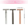 thumbnail image 4 of Double Edge Razor for Women and Men - Reusable Safety Razor with 10 Blades, Alloy Metal, Textured Grip, Classic Three Piece, Precision Grooming, Eco Friendly, Body Hair Removal, Ho Makeup Organizers, 4 of 9