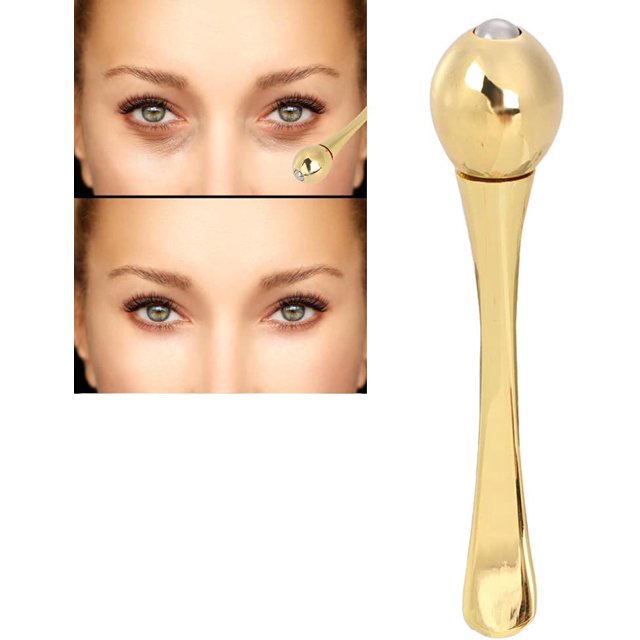 2 uds masajeador de rodillos para ojos, masajeador de ojos en crema, herramienta de rodillo para ojos con hinchazón de ojos, promoción de la absorción de crema para ojos