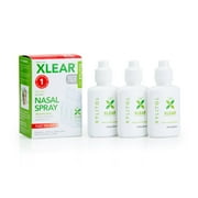 Xlear Sinus Saline Nasal Spray with Xylitol, 0.75 Fl Oz, 3 Ct
