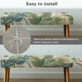 thumbnail image 5 of FKELYI Retro Tropical Palm Leaf Print Bench Cover Stretchy Dining Bench Covers with Elastic Band Washable Furniture Protective Slipcover for Hotel Living Room Bedroom, 5 of 7
