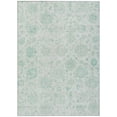 thumbnail image 2 of Addison Rugs Chantille Indoor/Outdoor Transitional Damask Turquoise Machine Washable Rectangle Rug, 10' x 14', 2 of 8