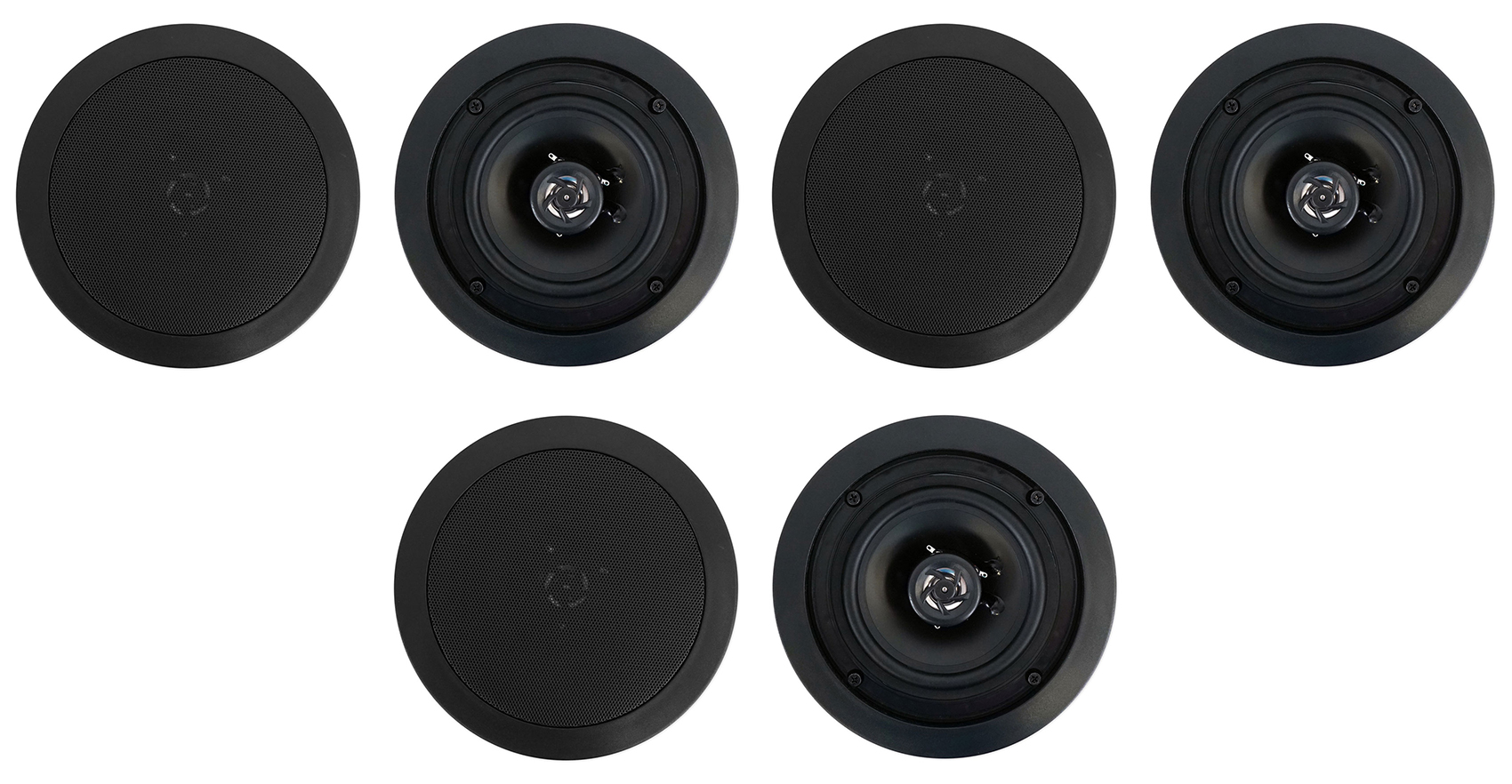 Coppia Diffusori Surround Saga Elite SAG6047W Da 3 Pollici 8 Ohm Con Staffe Girevoli 360° - Bianco - Foto 3