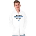 thumbnail image 5 of US Airforce Hero Airman Son Zip Up Hoodie Men's Women's Brisco Brands L, 5 of 6