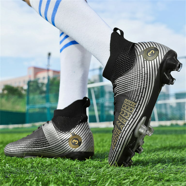 Child Soccer Cleats Boy and Girl Spikes Training Football Boots