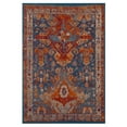 thumbnail image 2 of Luxe Weavers Moroccan Floral Blue 5x7 Area Rug, Stain-Resistant Carpet, 2 of 6