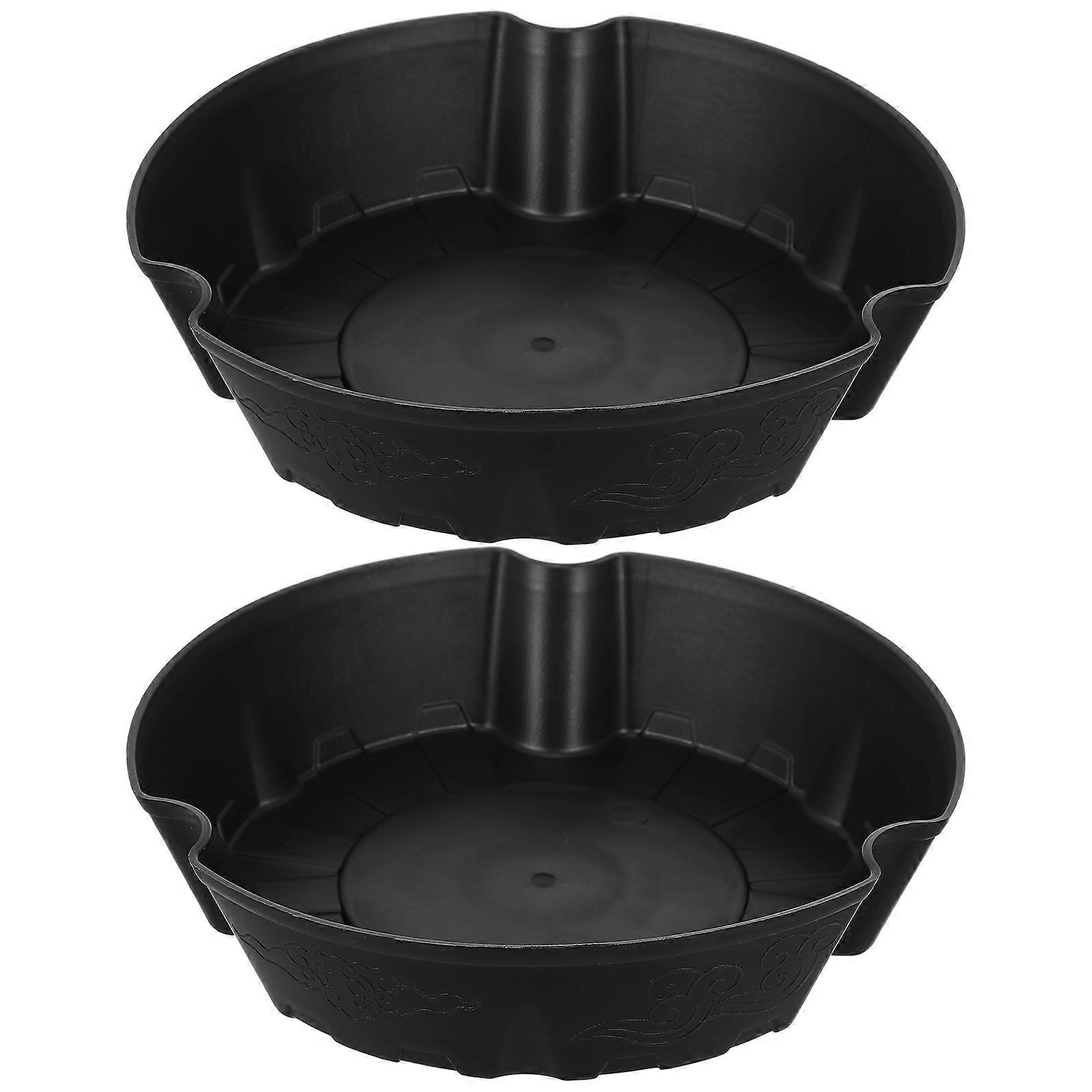 2Pcs Plastic Flower Planter Succulents Pot Plant Container Home Plant Pot