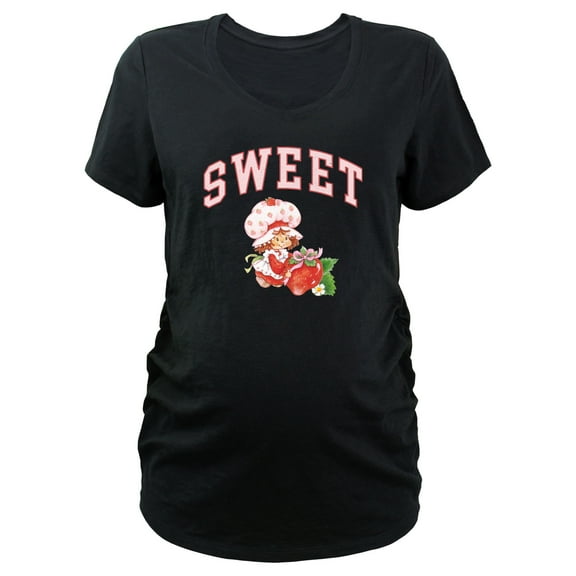 Women's Strawberry Shortcake Sweet Character Graphic Maternity T-Shirt