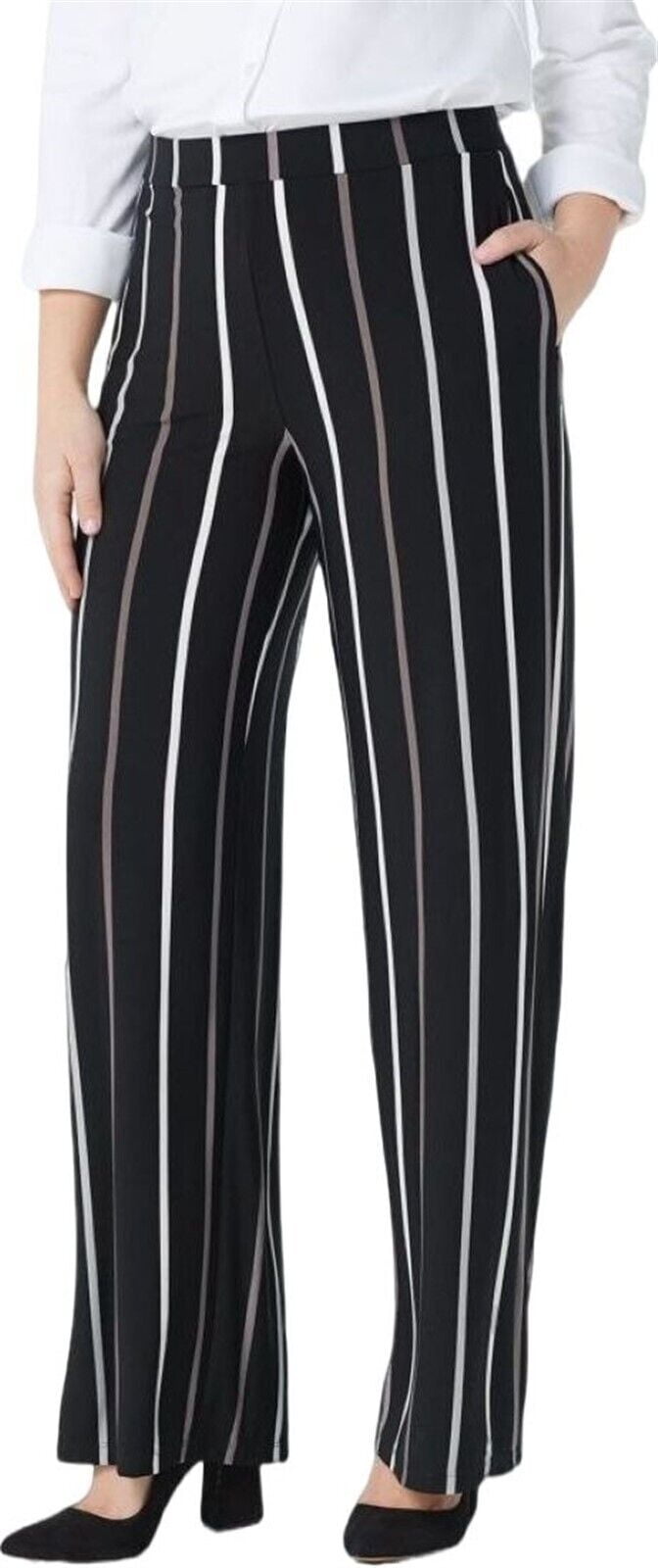 Susan Graver Liquid Knit Pants With Pockets