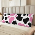 thumbnail image 2 of Balery Cow Spots Funda Protectora para Almohada Corporal de Algodón Hipoalergénico con Cierre(55 x 21 pulgadas), Almohadas No Incluidas, 2 of 7