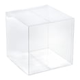thumbnail image 1 of Plástico Minorista Cajas 4.7"x4.7"x4.7" (120x120x120mm) Regalo Caja con Protectora Película para Navidad, Boda, Fiesta Envoltura Transparente Paquete de 6, 1 of 4