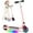 Gloss Black/Blue/Frosted Black/Pink/Silver, variant on SANOPY E32 Electric Scooter for Kids, Adjustable Height & Speed, Max 10 Mph & 7 Miles, 120W Kids Electric Scooter Ages 6-8, Colorful LED Lights, Portable E Scooter