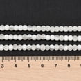 thumbnail image 4 of Frosted Crackle Glass Beads Strands Rondelle White 4.5x3.5mm Hole: 0.8mm about 222pcs/strand 30.71''~31.10''(78~79cm), 4 of 4