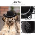 thumbnail image 3 of IFANLANDOR Adorable Chapeau de Chat en Tissu Noir Réglable Lot de 1, 3 of 8