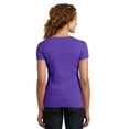 thumbnail image 3 of DM401 District Made Ladies' Tee-Shirt Mini Rib V-Neck Tee, 3 of 3