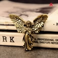 thumbnail image 4 of LAMIRO Brass Guardian Angel Figurines Miniature Desktop Ornament Statue, 4 of 4