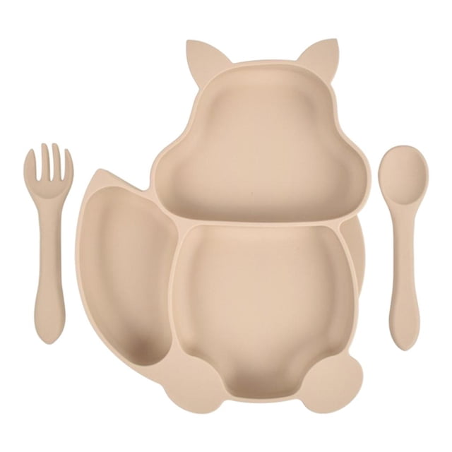 lin de cena para Bandeja de dividida Vajil Sunnimix Plato dividido para niños