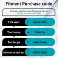 thumbnail image 7 of GJX Memory Foam Replacement Ear Tips for Pro 1 & 2 Gen,Ultra Soft Noise Cancelling Earbud Tips,Secure Non-Slip Fit,Pain-Free Listening,Black,Multi-Size Pack (Xs\\/S\\/M\\/L), 7 of 7