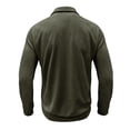 thumbnail image 5 of Cotton Quarter Zip Sweatshirt for Men Ghalytn Collared Long Sleeve Pullover - Casual Solid Top, 5 of 7