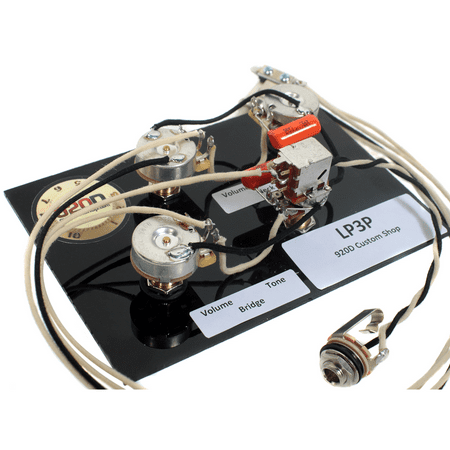 Gibson Les Paul Black Beauty 3 Pickup Wiring Harness Bourns CTS Switchcraft (Best Les Paul Wiring Harness)