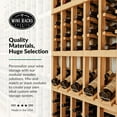 Instacellar Display Top Wine Rack Kit Durable And Expandable Wine